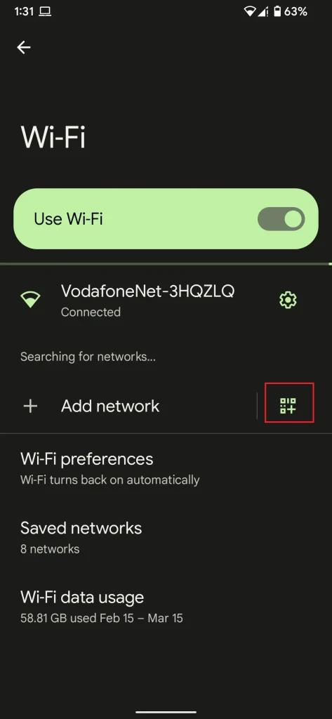 Google Wi-Fi sharing